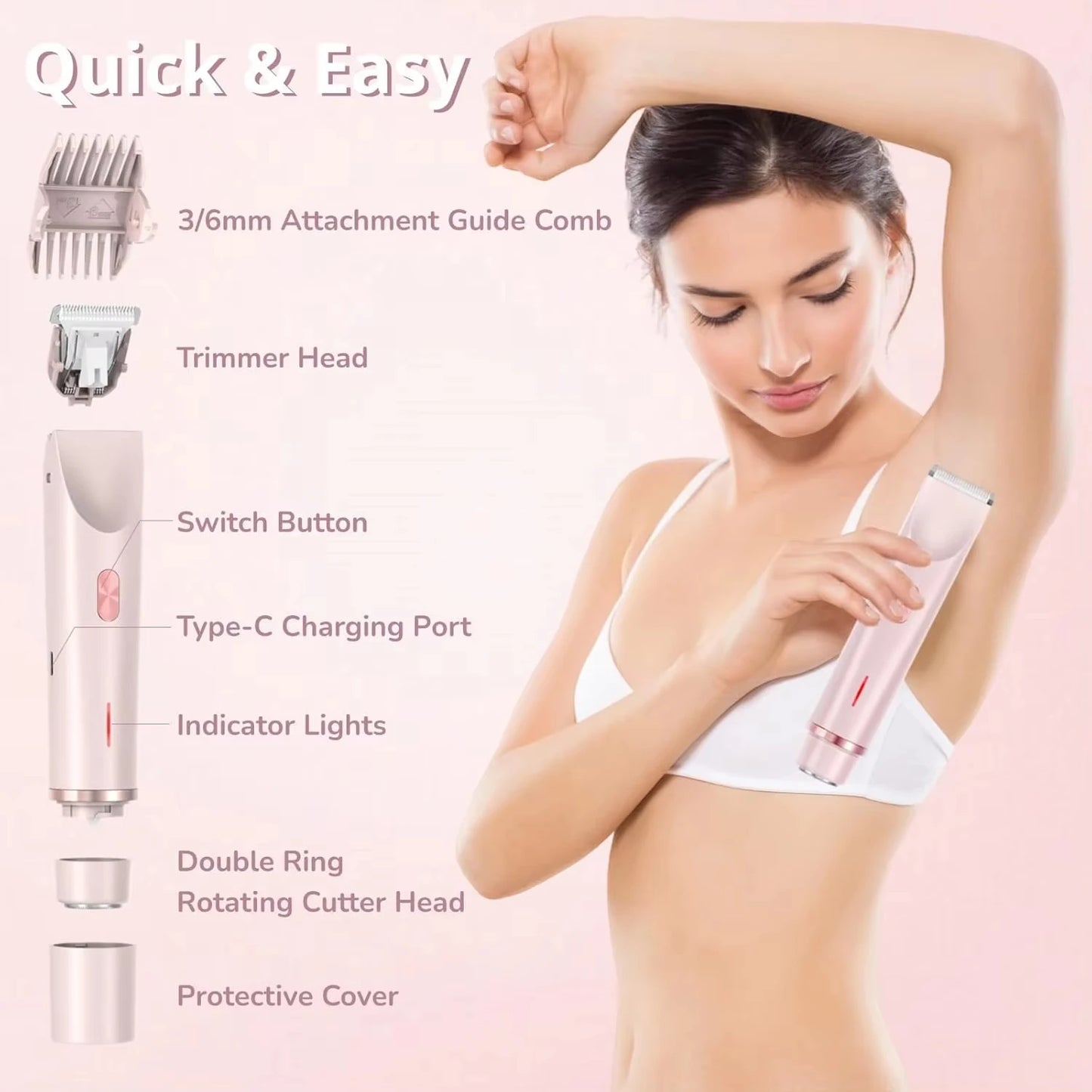 BodyBalance ™ 2-in-1 Women’s Body Shaver